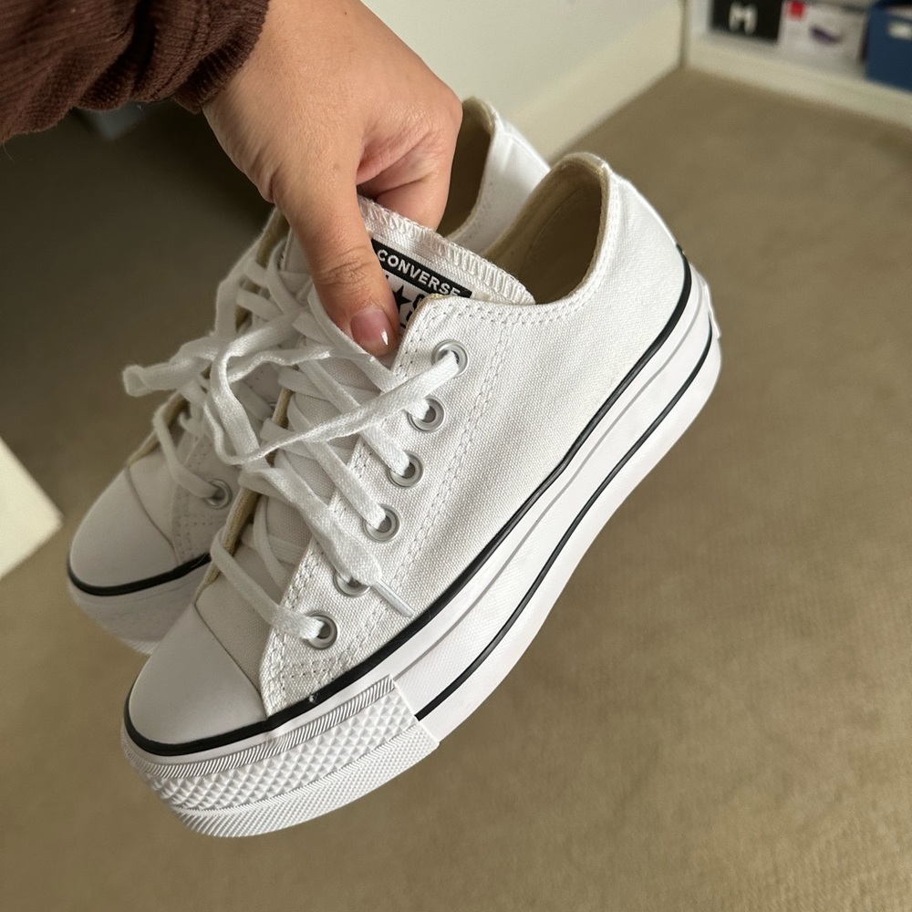 Low top platform converse